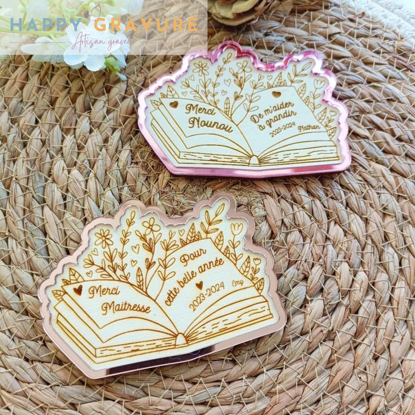 Magnet Livre floral