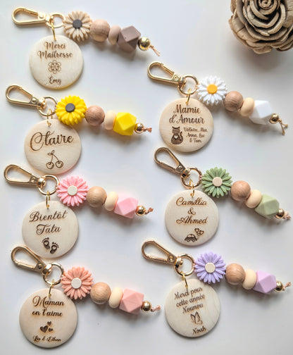 Porte-clés avec médaillon