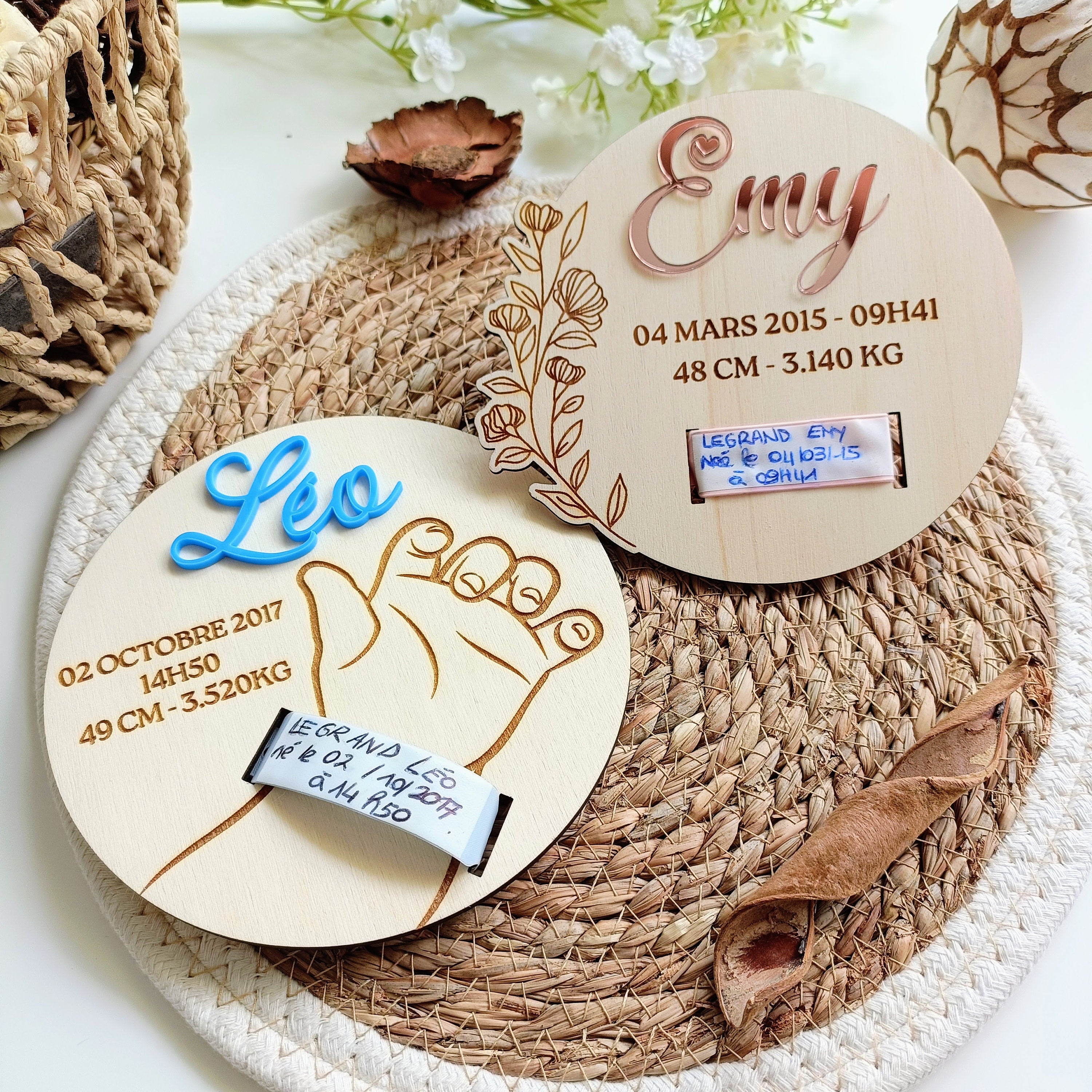 Support porte bracelet Happy Gravure