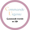 Option : Commande urgente (traitement de votre commande en 72h ouvrés) Happy Gravure