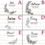 Support porte bracelet Happy Gravure