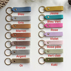 Porte-Clés Cuir Texte et image Personnalisés | Happy Gravure Happy Gravure