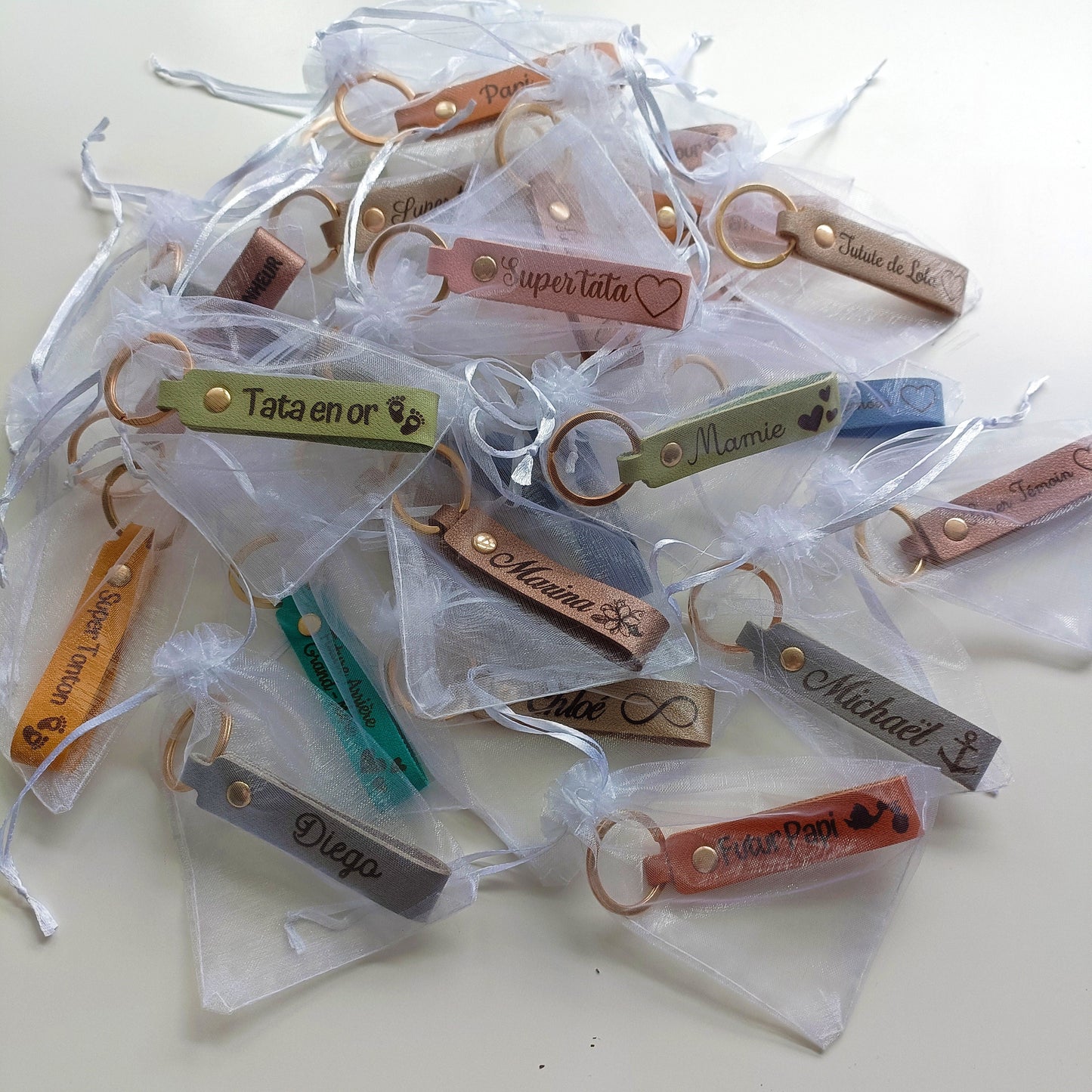 Porte clés en cuir