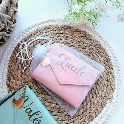 Lederhandtasche oder Brieftasche