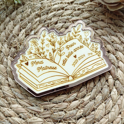 Floral Book Magnet