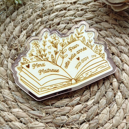 Floral Book Magnet