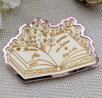 Magnet Livre floral Happy Gravure
