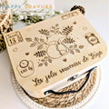 Valise naissance Happy Gravure