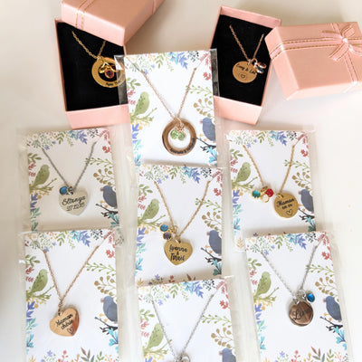 Collier coeur Pierre naissance