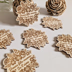 Magnet Bois Gravé Fête des Mères Mamie - Cadeau Noël Maman Original - Aimant Frigo Décoration Bois 6cm - Souvenir Personnalisé Artisanat Happy Gravure®