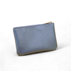 Porte-monnaie en Cuir Texte et image Personnalisés | Happy Gravure Bleu Happy Gravure