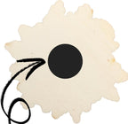 Magnet Bois Gravé Fête des Mères Mamie - Cadeau Noël Maman Original - Aimant Frigo Décoration Bois 6cm - Souvenir Personnalisé Artisanat Happy Gravure®