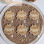 Magnet Bois Gravé Fête des Mères Mamie - Cadeau Noël Maman Original - Aimant Frigo Décoration Bois 6cm - Souvenir Personnalisé Artisanat Happy Gravure®